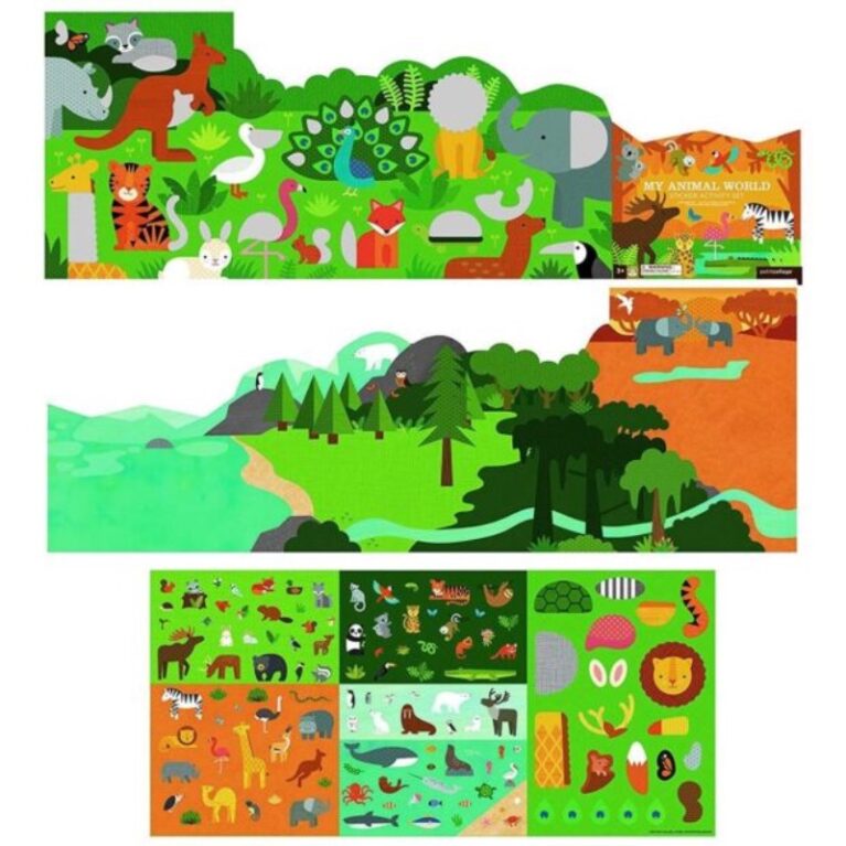 My Animal World Sticker Activity Set 4+