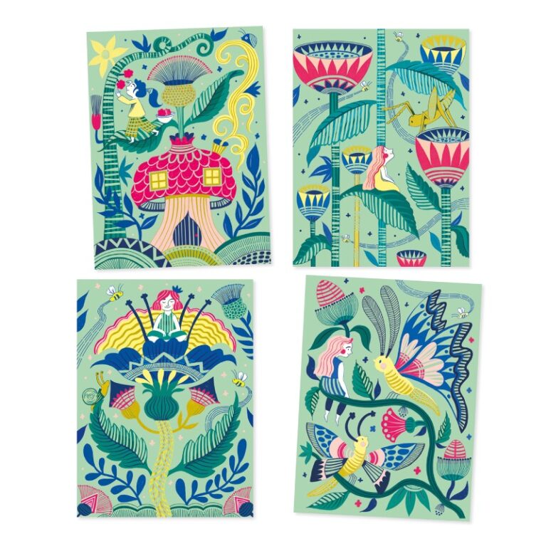 Fantasy Garden &#8211; Scratch Art Cards 6+