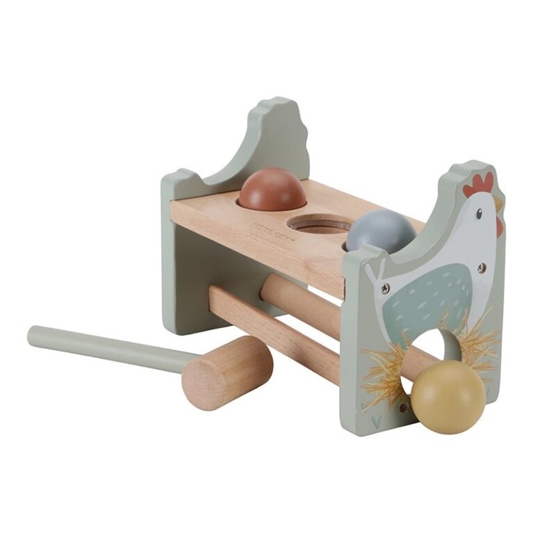 Little Farm Wooden Pounding Bench By Little Dutch 1+