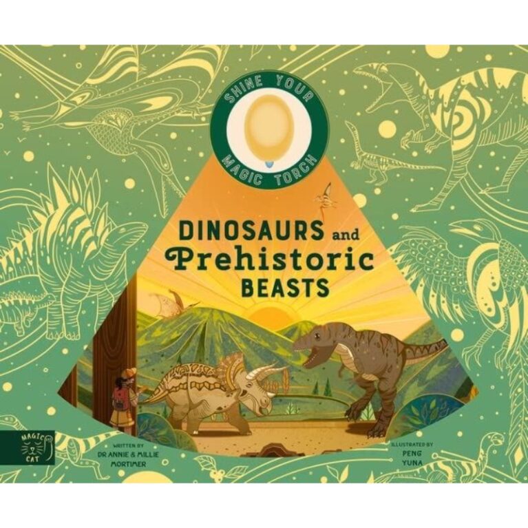 Dinosaurs &#038; Prehistoric Beasts (Magic Torch) &#8211; Hardback Book