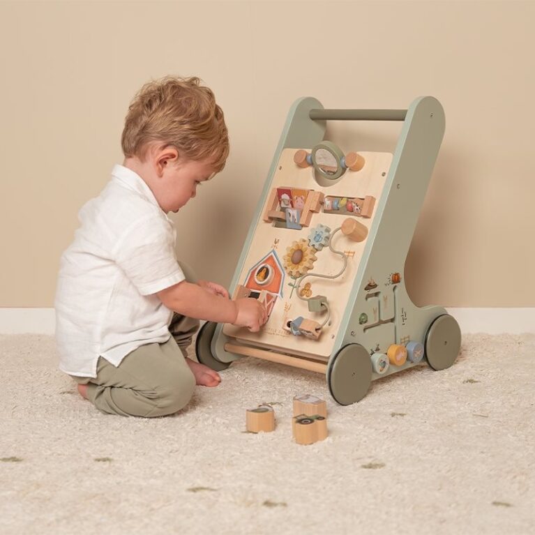 Little Farm Wooden Activity Walker By Little Dutch 1+