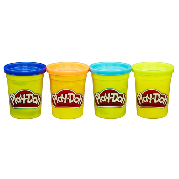 4 Play Doh / Playdough Tubs Set of 4 Large tubs