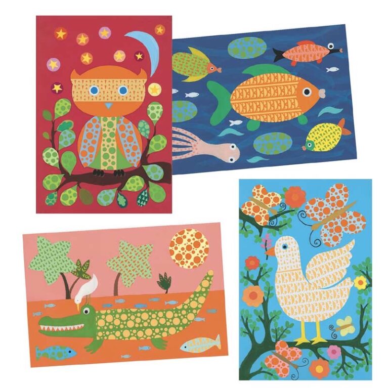 Oh It&#8217;s Magic! &#8211; Sponge Painting Craft Kit By Djeco 3+