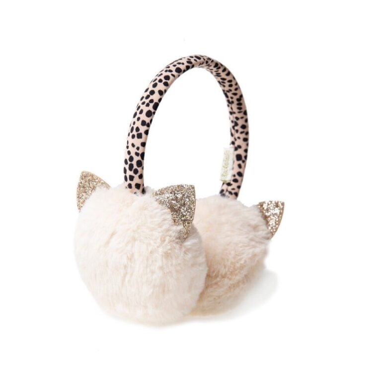 Clara Cat Leopard Earmuffs 3+