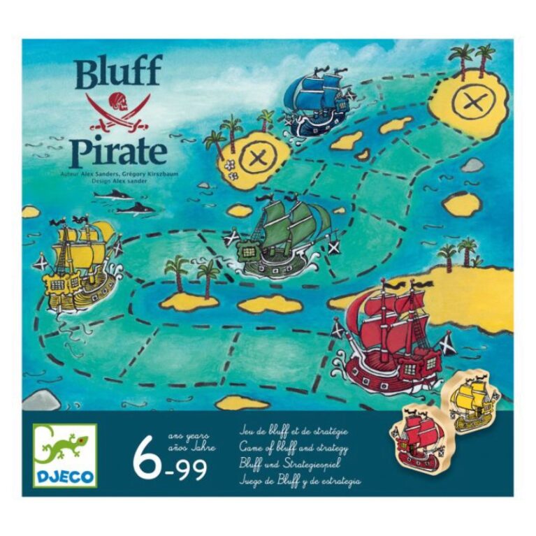 Bluff Pirate &#8211; Strategy Game By Djeco 6+