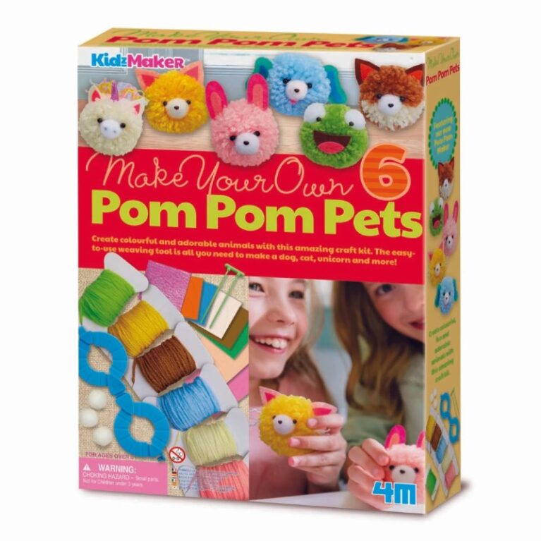 Make Your Own Pom Pom Pets &#8211; Craft Kit 5+