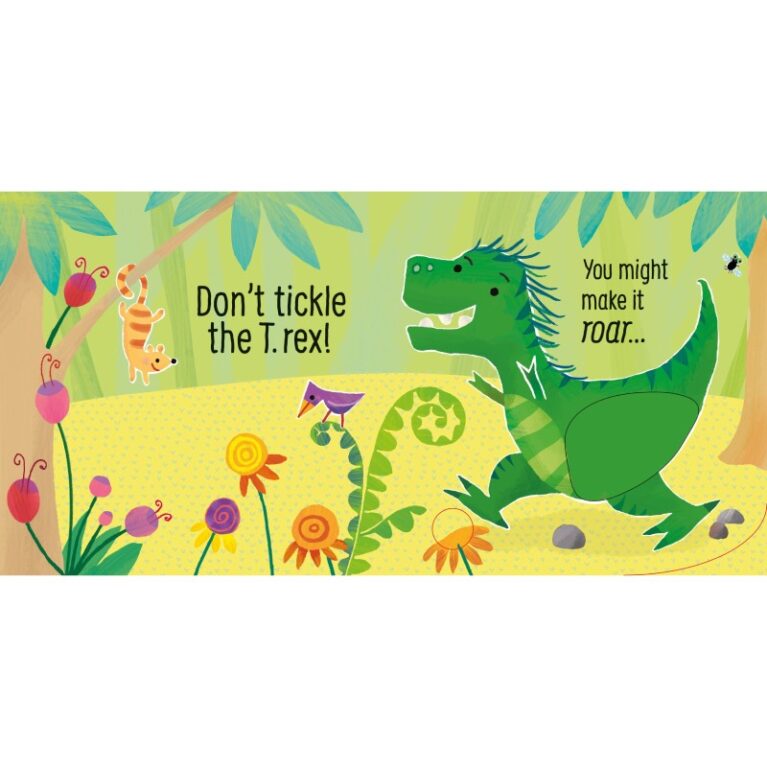 Don&#8217;t Tickle The T Rex! &#8211; Touchy Feely Sound Book