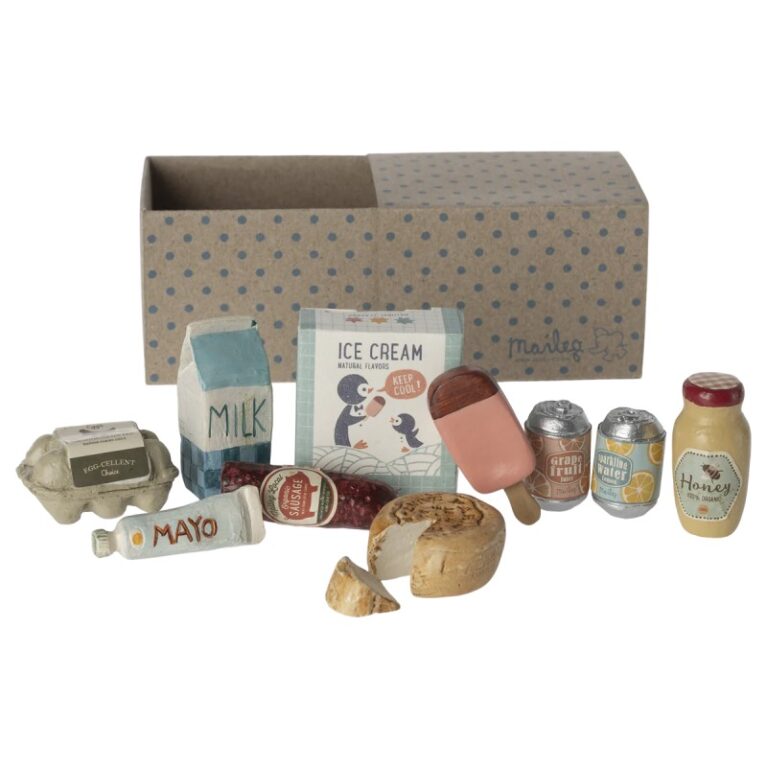 Miniature Toy Grocery Box By Maileg 3+