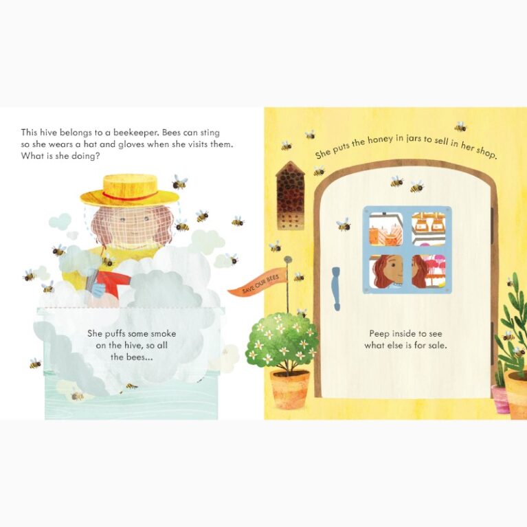 Peep Inside A Beehive &#8211; Lift The Flap Board Book