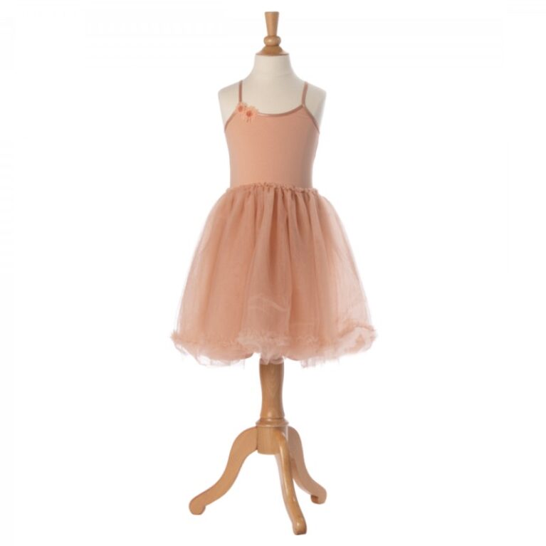 Children&#8217;s Princess Tulle Dress In Melon By Maileg 2-3yrs