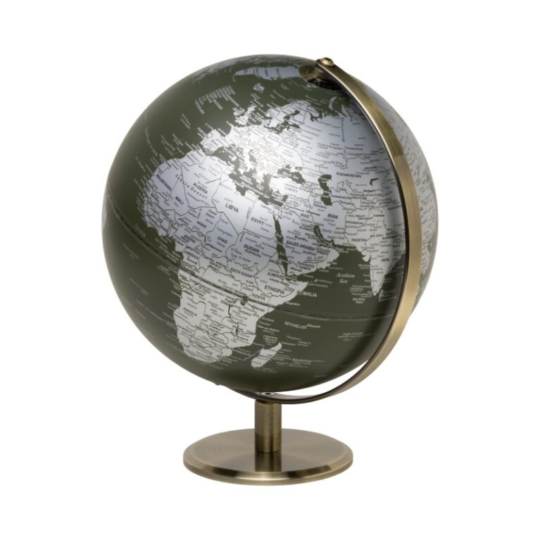 Illuminated World Globe Light &#8211; Green