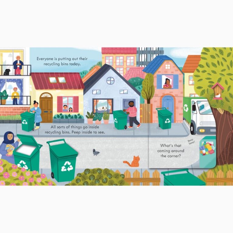 Peep Inside: How A Recycling Truck Works &#8211; Board Book