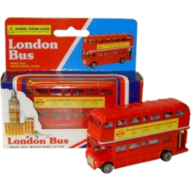 Classic London Bus &#8211; Metal Die Cast Toy 3+