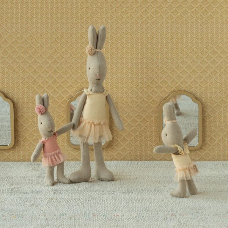 Classic Bunny In Cream Ballet Suit Size 1 Soft Toy By Maileg 0+