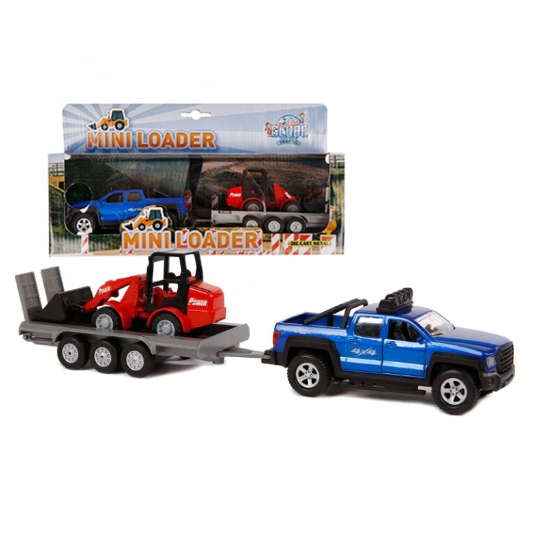 Off-Road Vehicle with Trailer &#038; Shovel &#8211; Die-Cast Toy Vehicle 3+