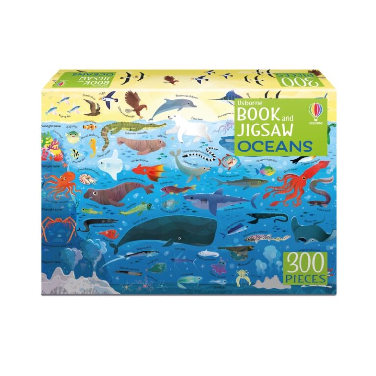 Oceans &#8211; 300 Piece Jigsaw Puzzle &#038; Book
