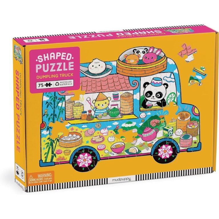 Dumpling Truck &#8211; 75 Piece Shaped Puzzle 5+