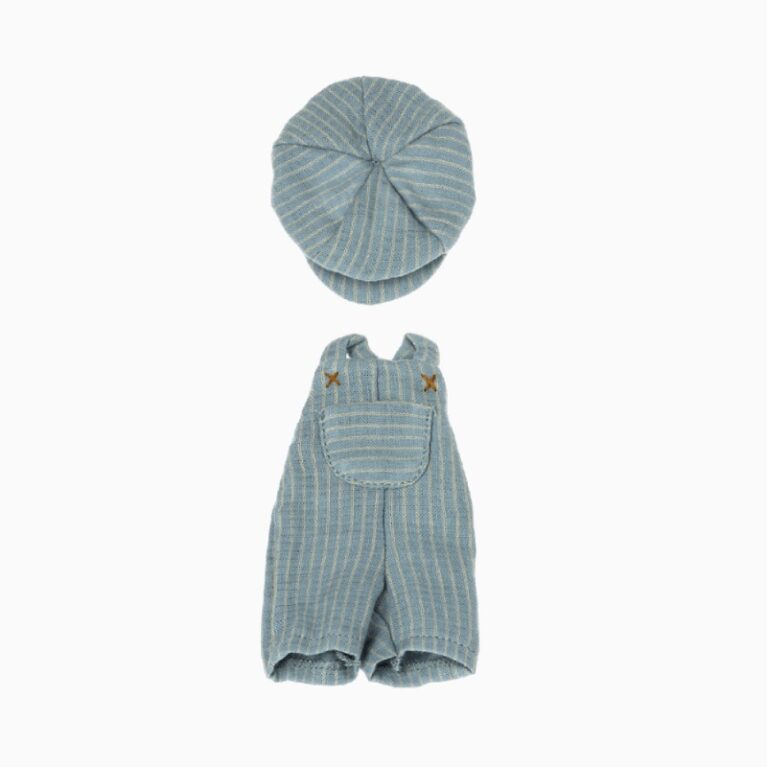 Overalls &#038; Cap Clothes Set For Teddy Junior Soft Toy By Maileg