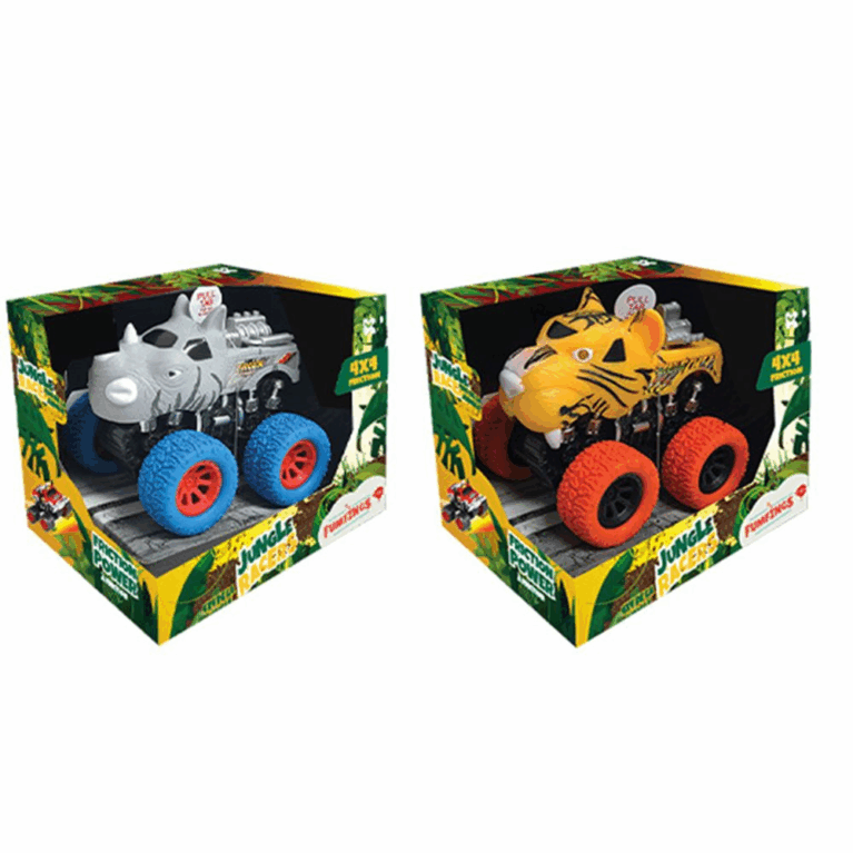 Safari Jungle Racers Monster 4&#215;4 Friction Truck / Car 3+