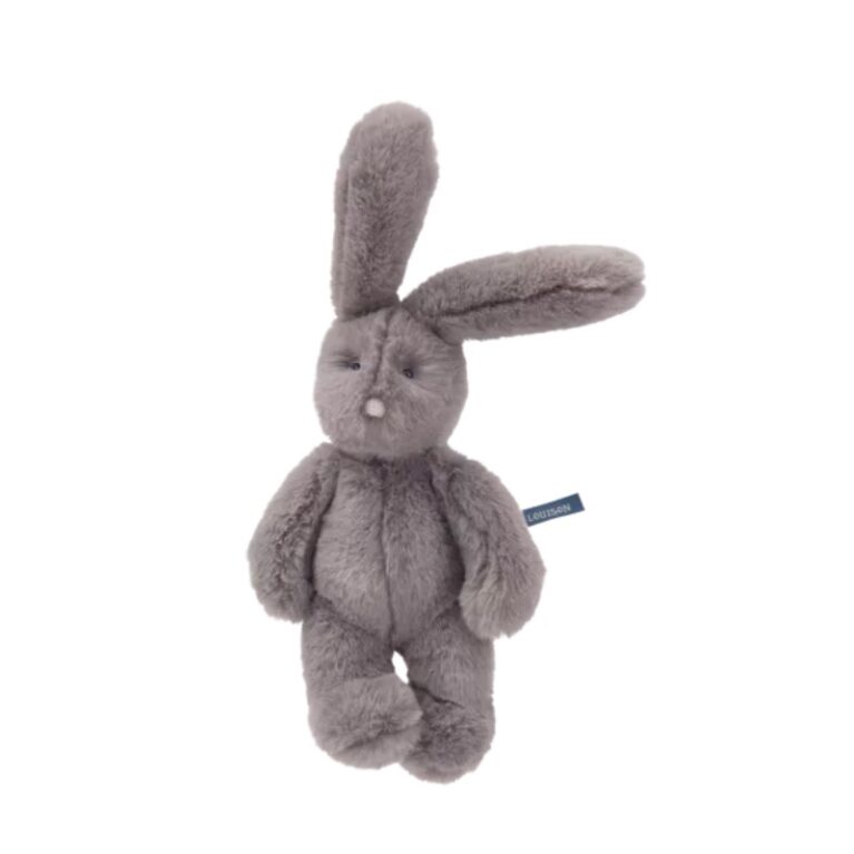 Louison The Small Rabbit In Grey Soft Toy By Moulin Roty 0+
