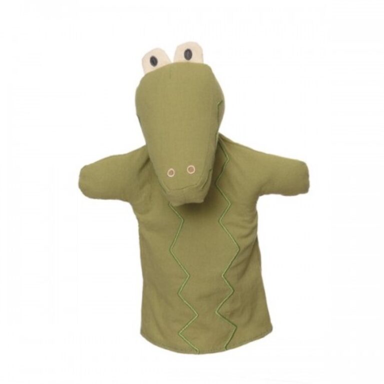 Crocodile &#8211; Small Cotton Handpuppet 0+