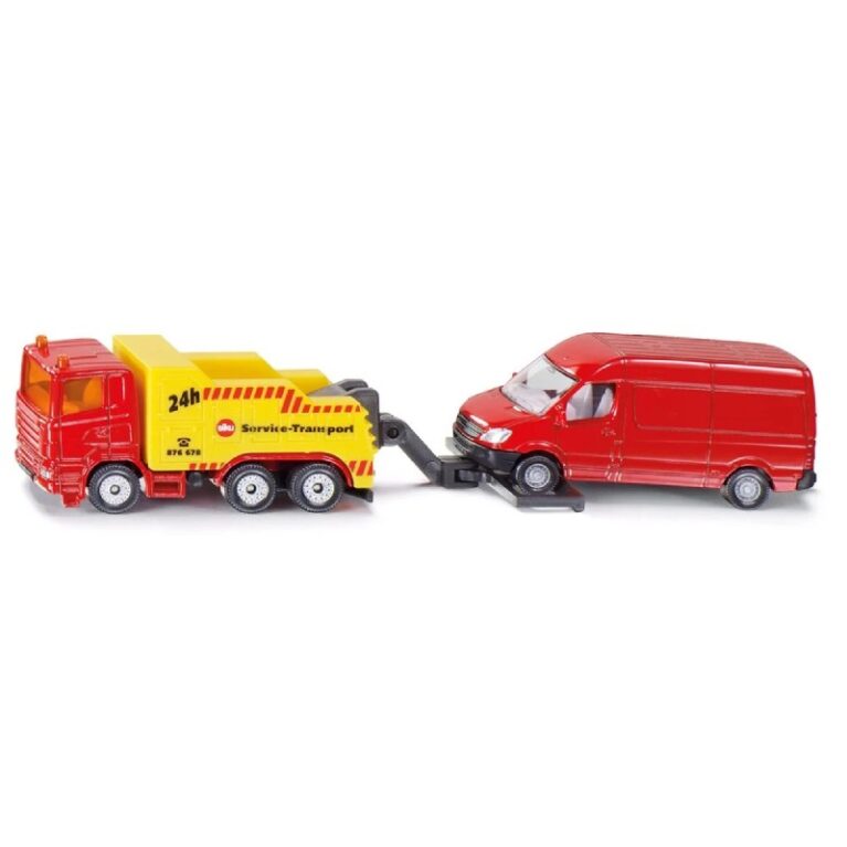 Breakdown Truck With Van &#8211; Double Die-Cast Toy Vehicle 1667 3+