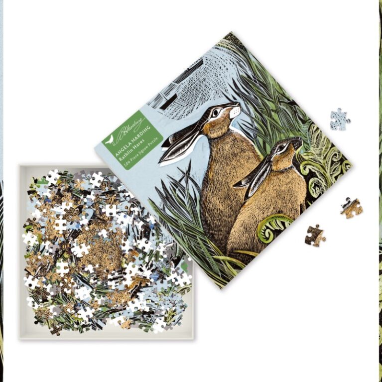 Rathlin Hares By Angela Harding &#8211; 500 Piece Jigsaw Puzzle