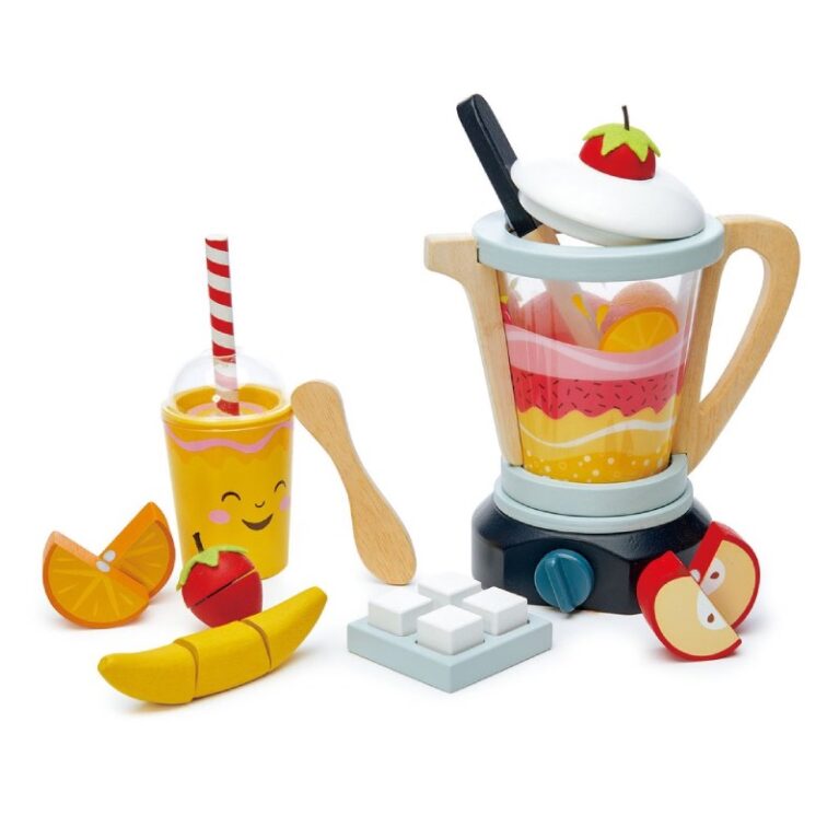 Fruity Blender Wooden Play Food Toy Set 3+