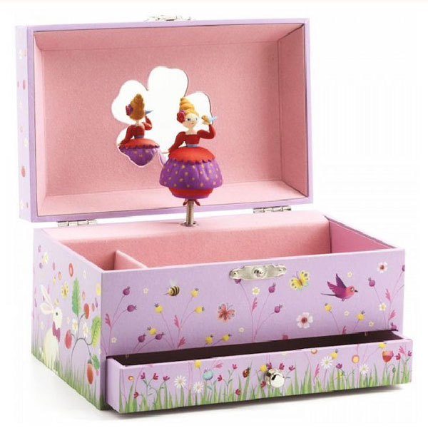 Princess&#8217;s Melody Music Box With Drawer