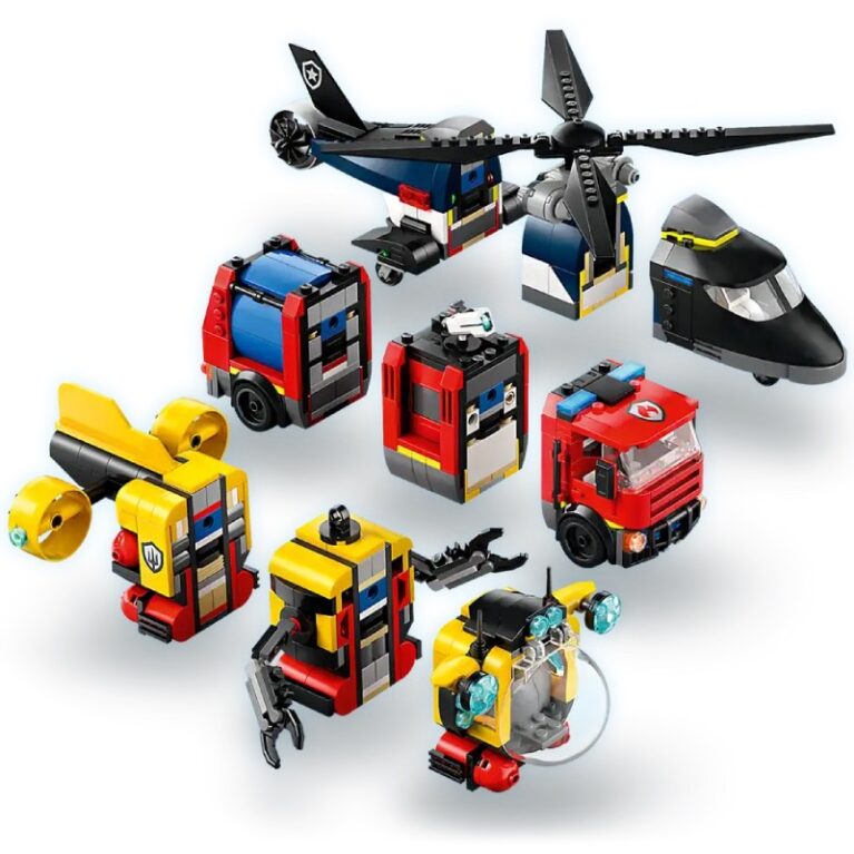 LEGO City Helicopter, Fire Truck &#038; Submarine Remix 60462 7+