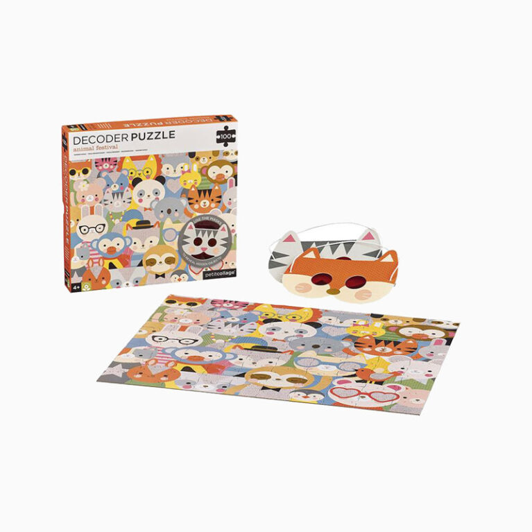 Animal Festival Decoder Puzzle By Petit Collage 4+