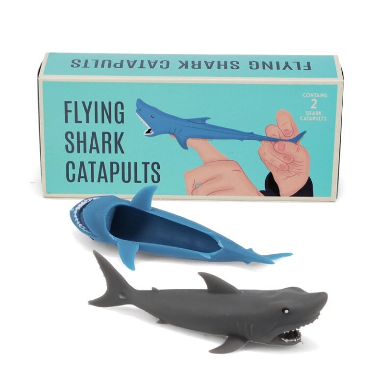 Flying Shark Finger Catapults Toy 3+
