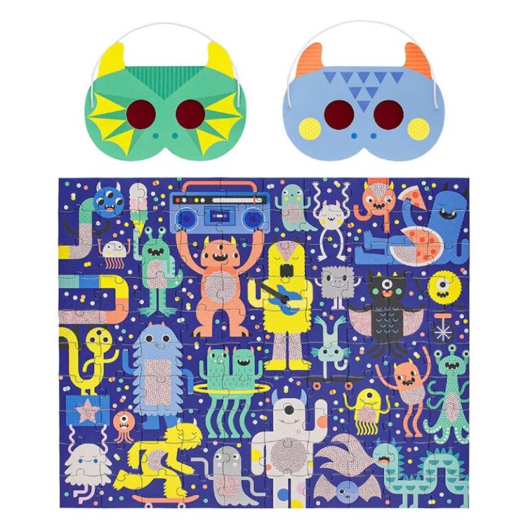 Monster Jam Decoder Puzzle By Petit Collage 4+