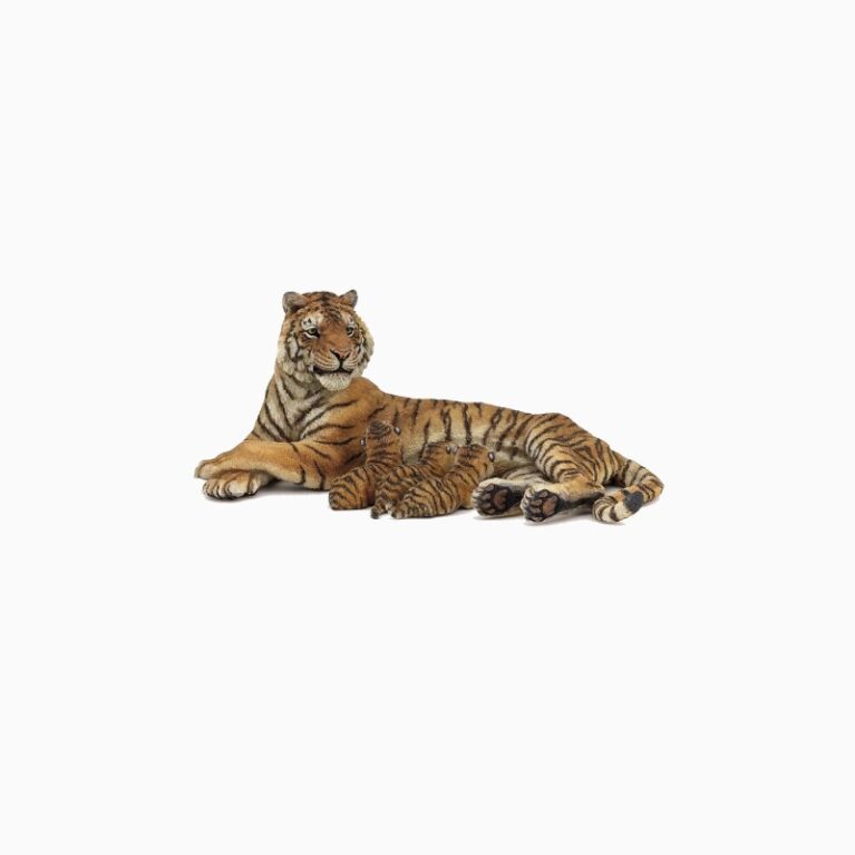 Lying Tigress Nursing &#8211; Papo Wild Animal Figure