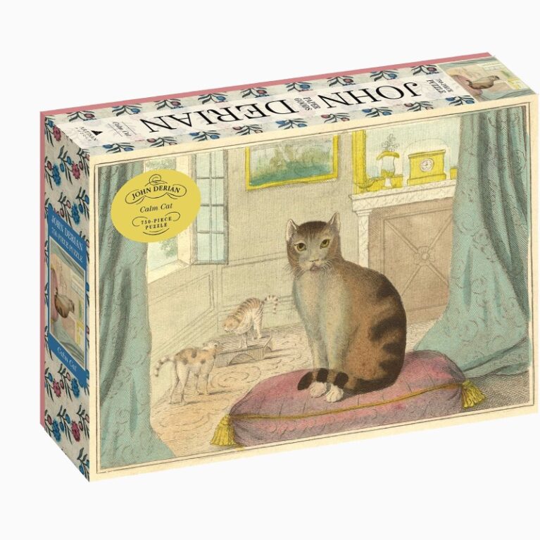 Calm Cat By John Derian 750 Piece Jigsaw Puzzle