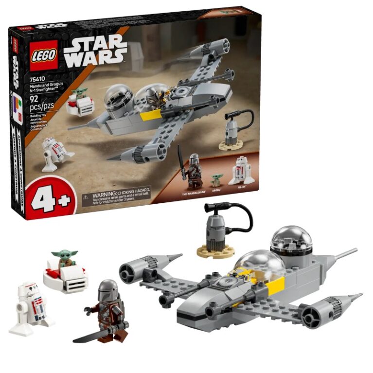 LEGO Star Wars Mando &#038; Grogu&#8217;s N-1 Starfighter 75410 4+