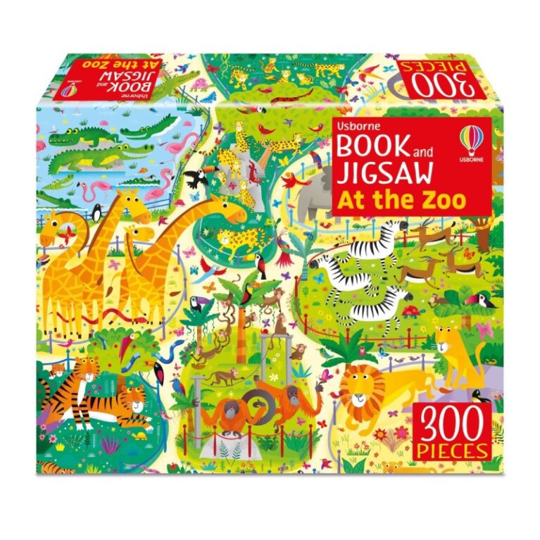 At The Zoo &#8211; 300 Piece Jigsaw Puzzle &#038; Book
