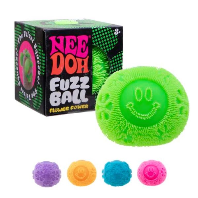 NeeDoh Fuzz Ball Flower Power Toy 3+