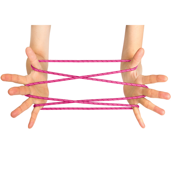 Cat&#8217;s Cradle In Cat Shaped Envelope