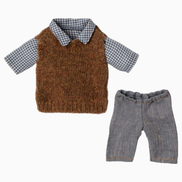 Shirt &#038; Trousers Clothes for Teddy Dad Soft Toy By Maileg 3+
