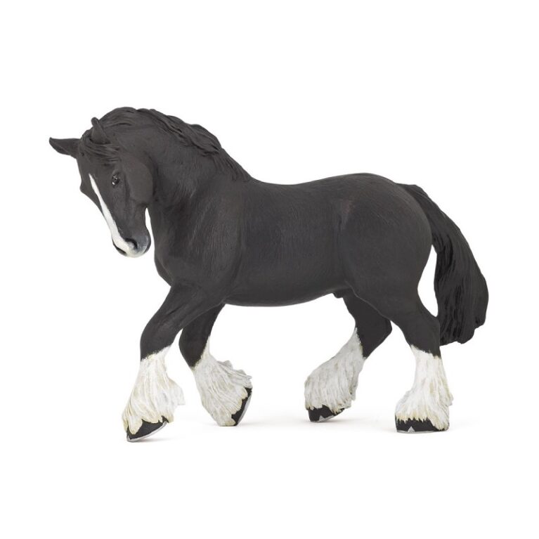 Black Shire Horse &#8211; Papo Animal Figure