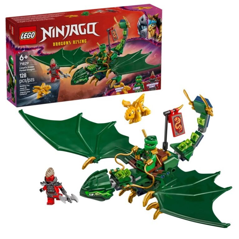 LEGO Ninjago Lloyd&#8217;s Green Forest Dragon 71829 6+