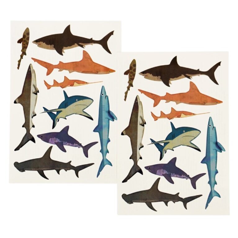 Shark Temporary Tattoos 3+