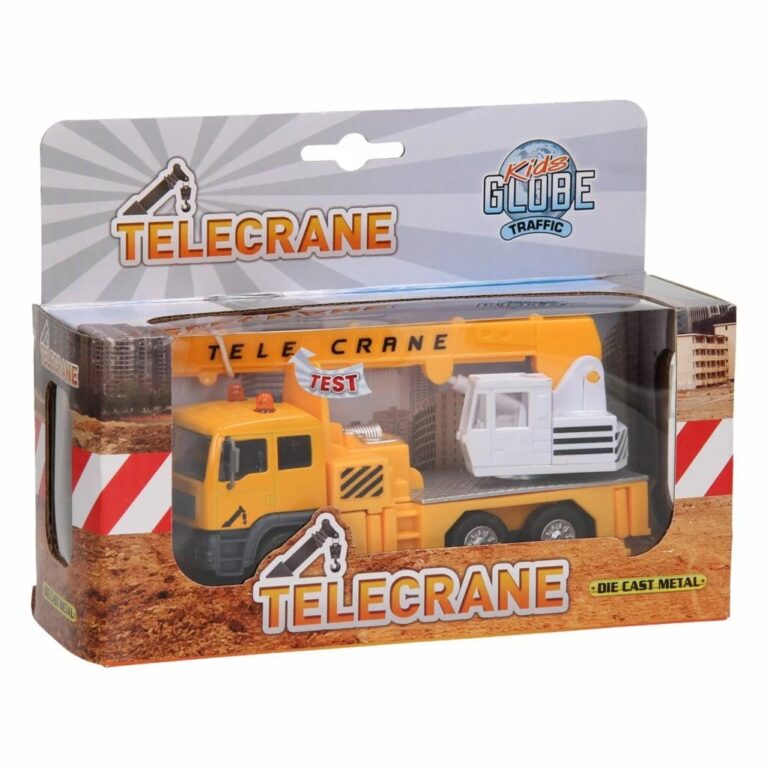 Crane &#8211; Pull Back Die-Cast Toy With Lights &#038; Sound 3+