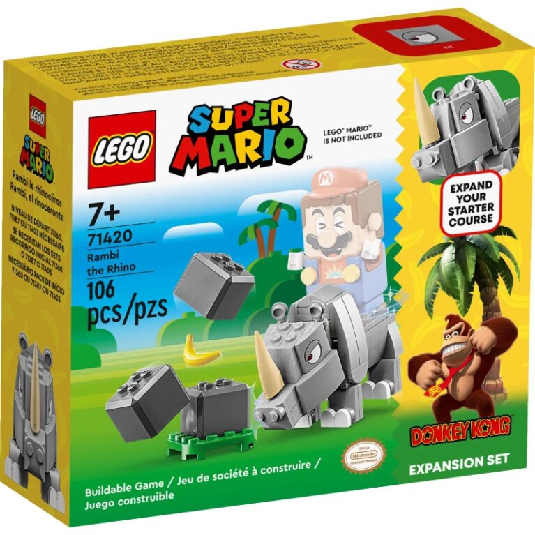 LEGO Super Mario Rambi the Rhino Expansion Set 71420 7+