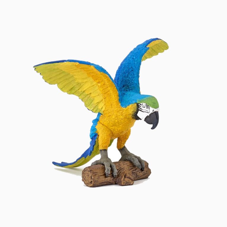 Blue Ara Parrot &#8211; Papo Wild Animal Figure