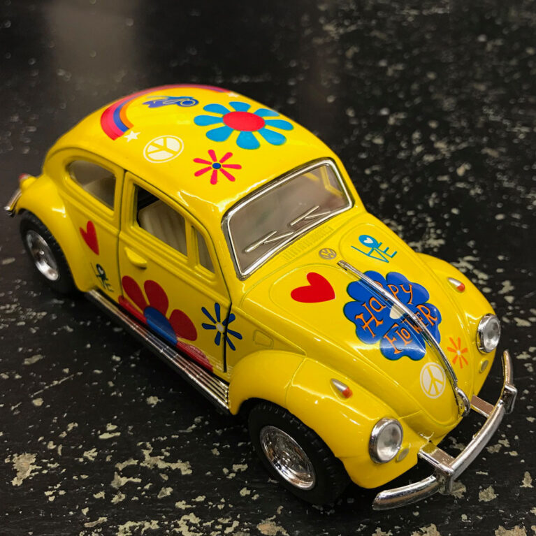 Diecast VW Beetle Model Car Various Colours