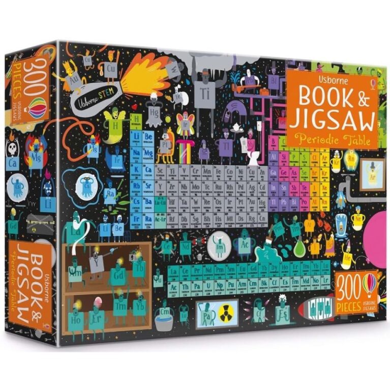 Periodic Table &#8211; 300 Piece Jigsaw Puzzle &#038; Book