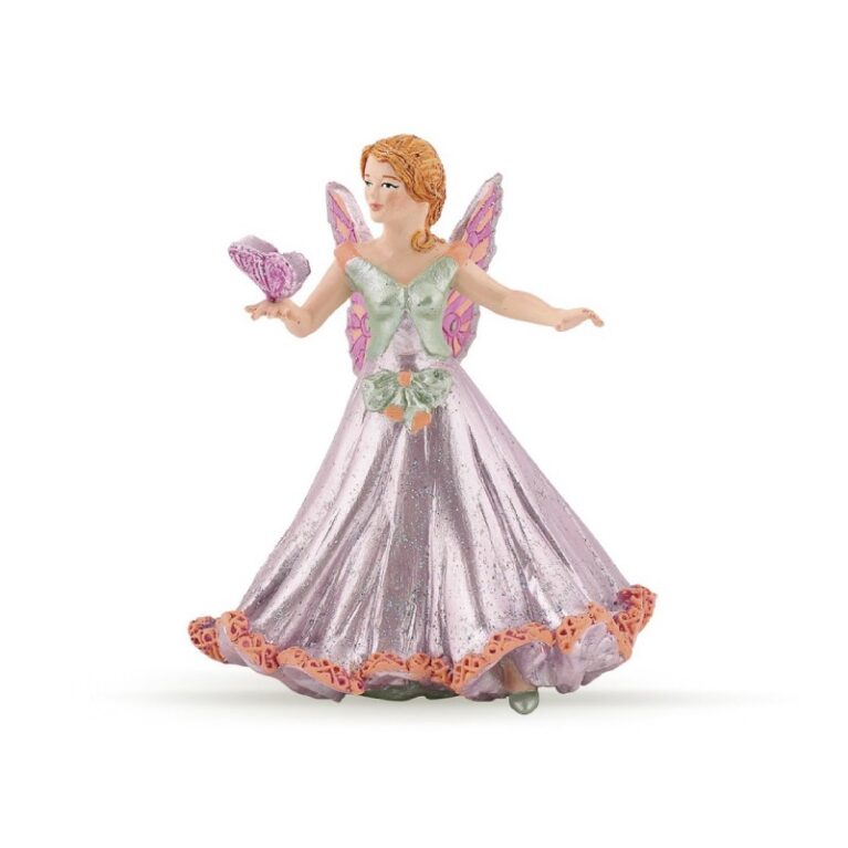 Pink Elf Fairy With Pink Butterfly &#8211; Papo Fantasy Figure