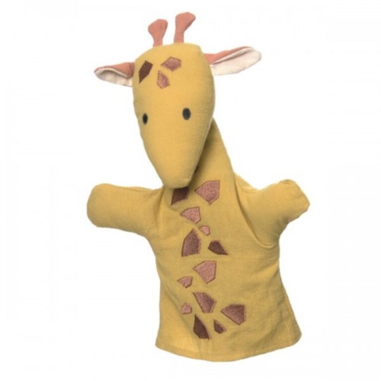 Giraffe &#8211; Small Cotton Handpuppet 0+